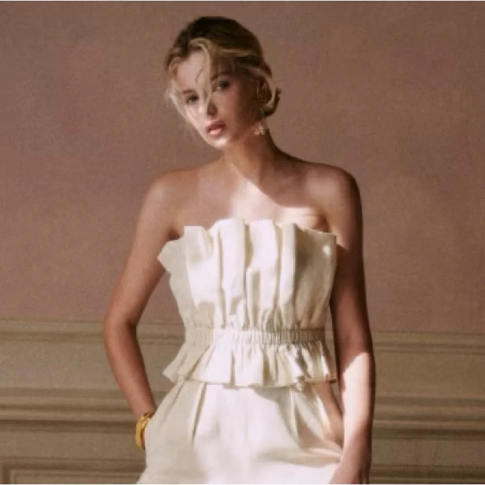 Sezane Bustier. Gioia Purple. 36 - Picture 9 of 14